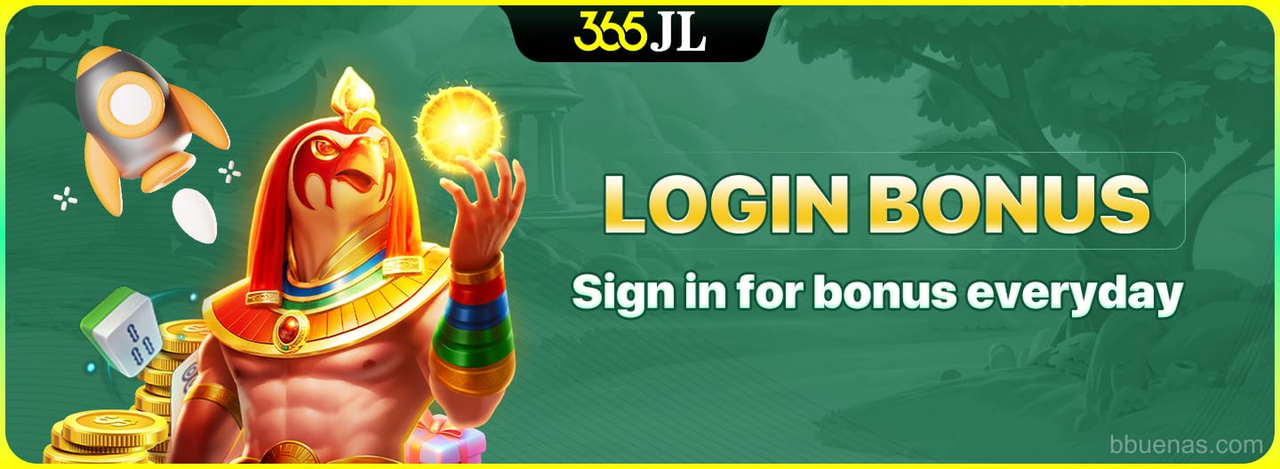 Daily login bonus promo